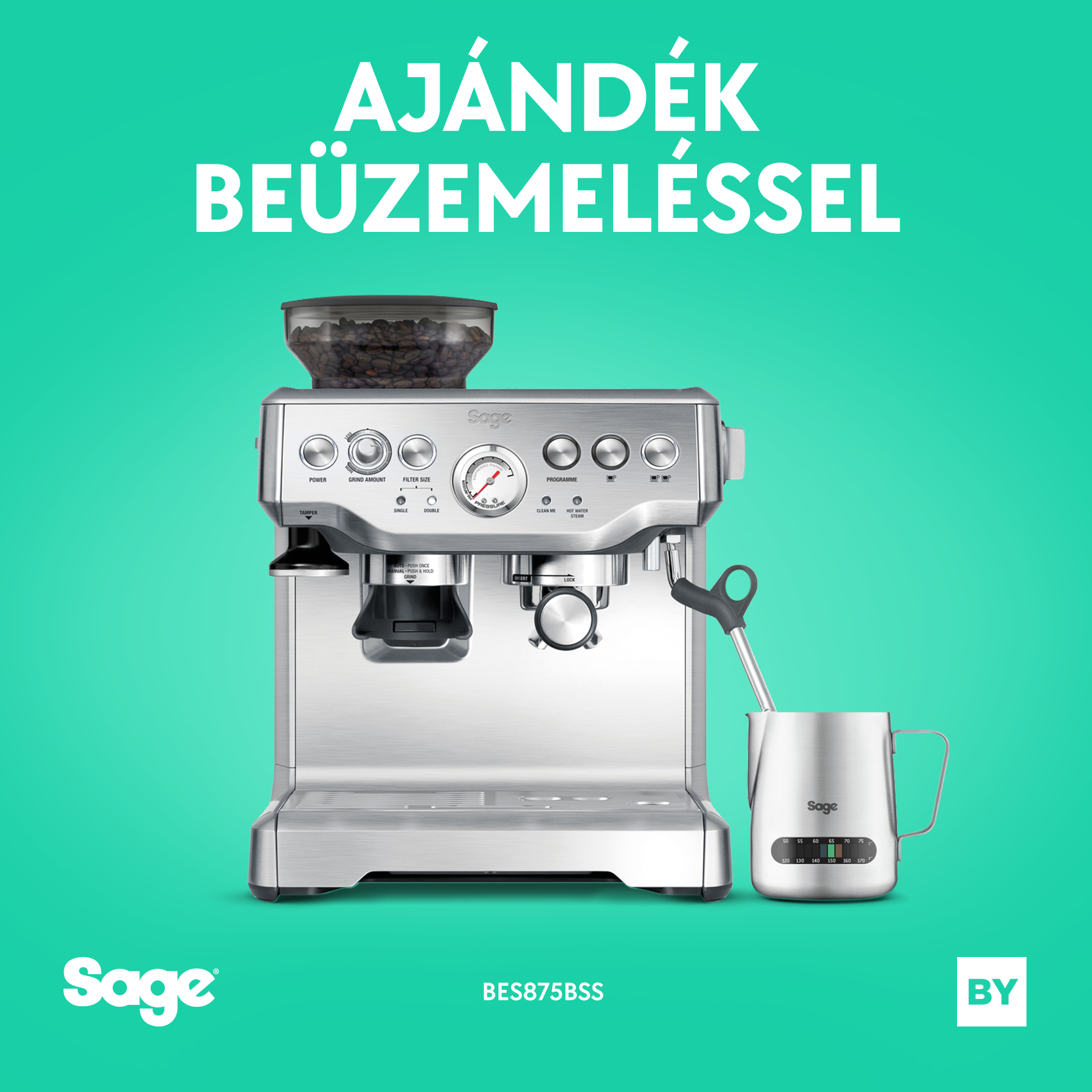 .Sage BES875BSS - The Barista Express